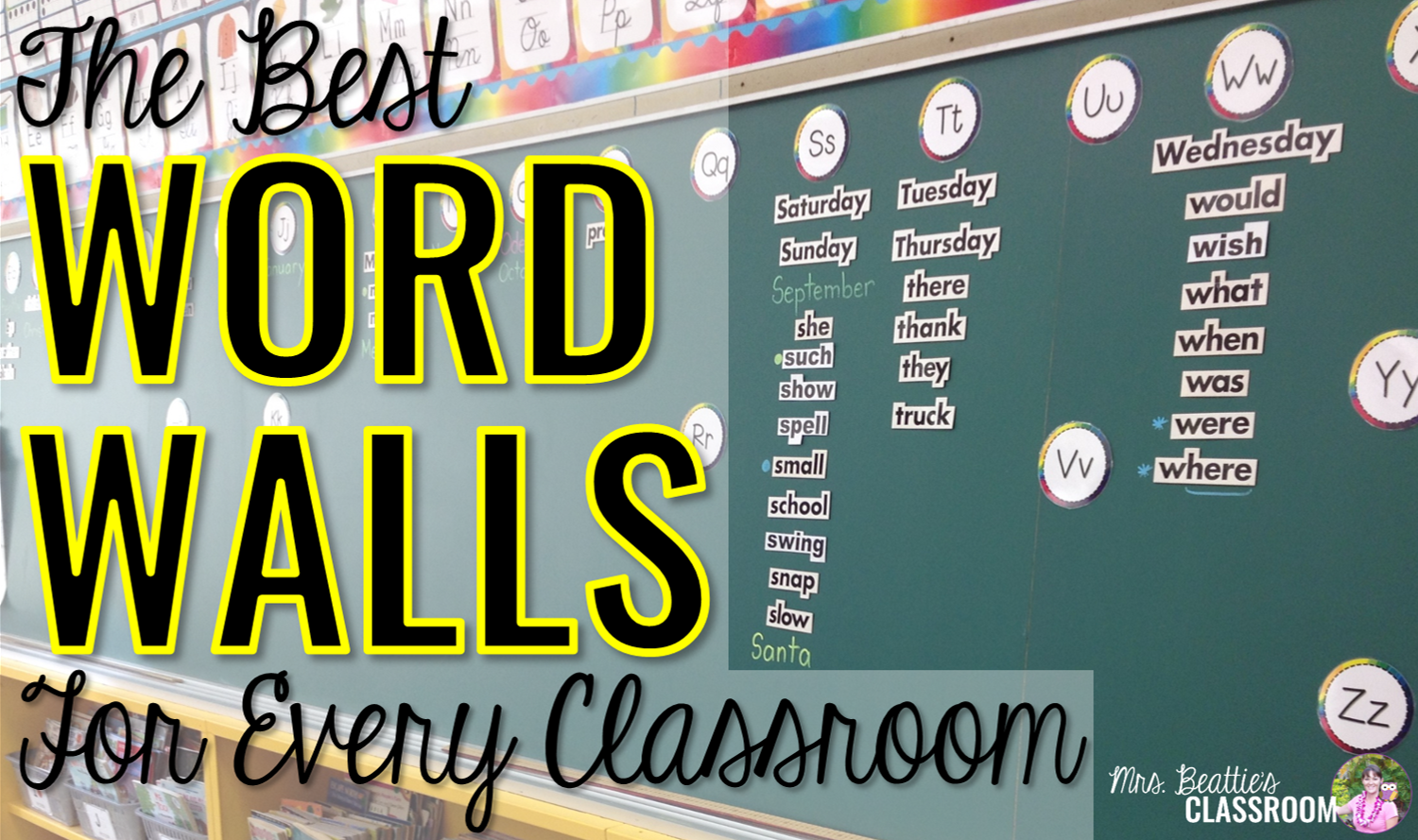 The Best Word Walls For Every Classroom Mrs. Beattie's Classroom