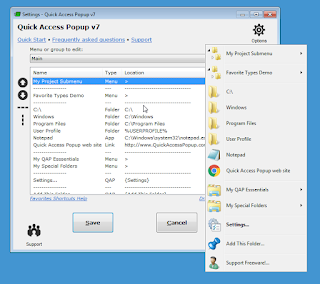 Quick Access Popup Portable