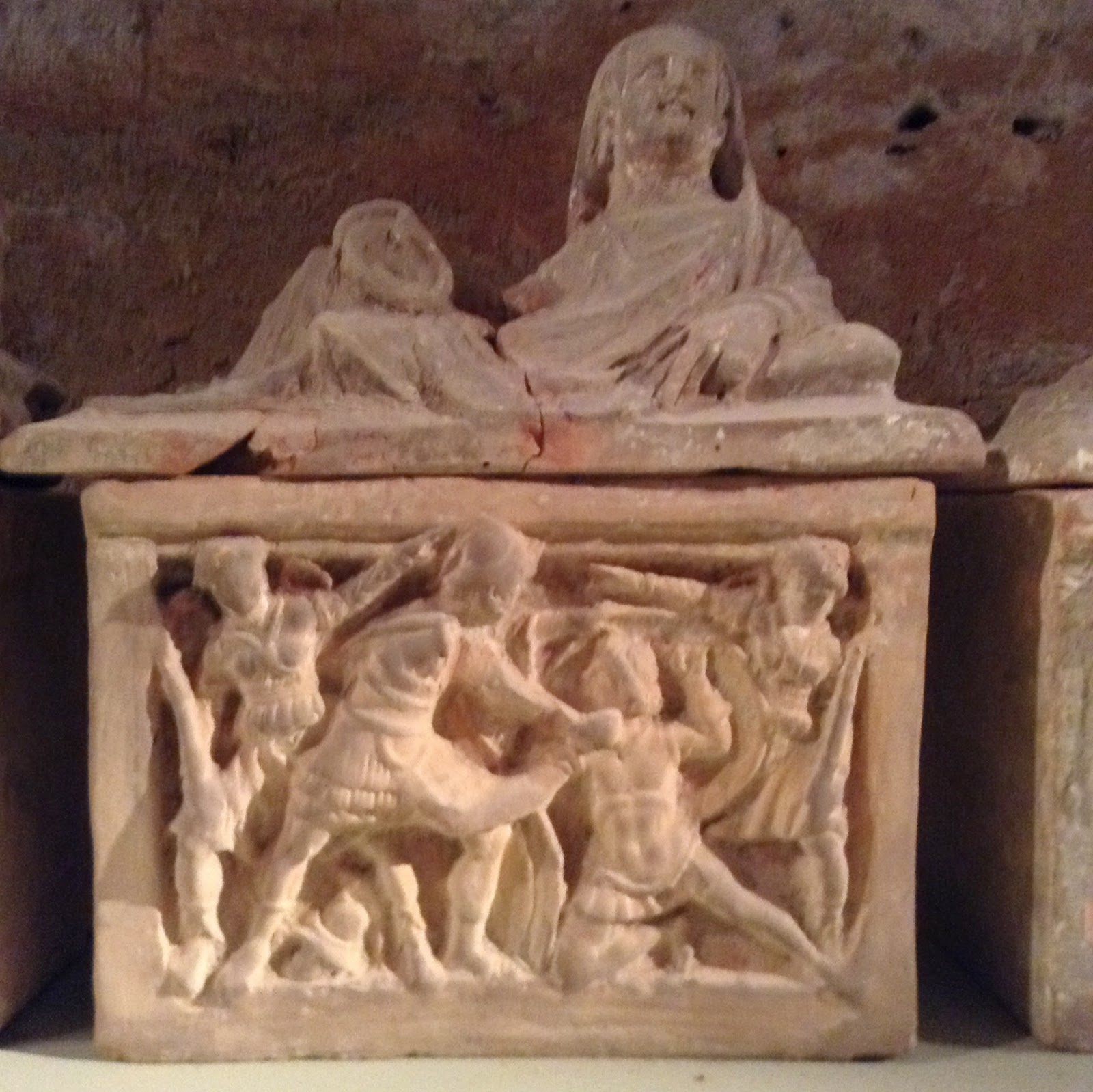 Museo Archeologico di Siena:  il duello fratricida tra Eteocle e Policine