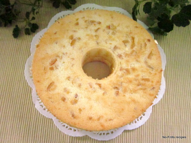 Korean Honey Citron Tea Yuja Cha Chiffon Cake