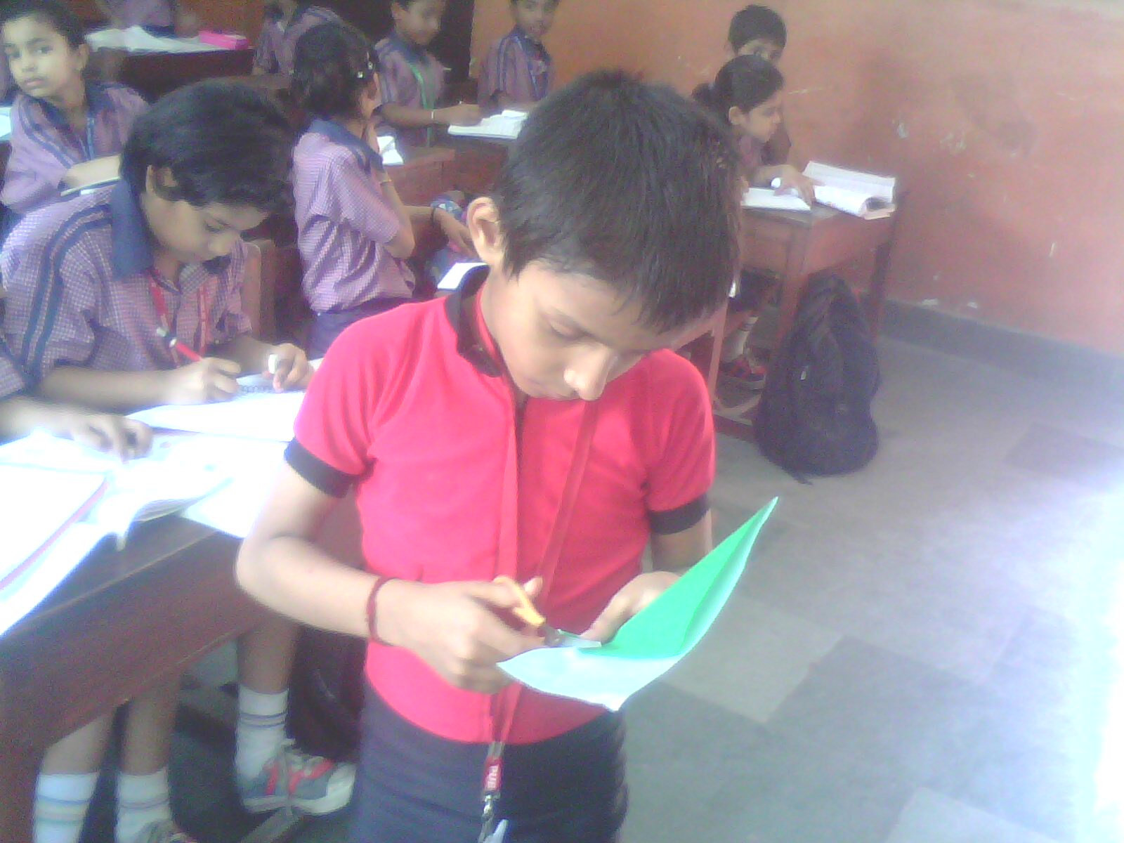 Class IIIA PAPER FOLDING ACTIVITY
