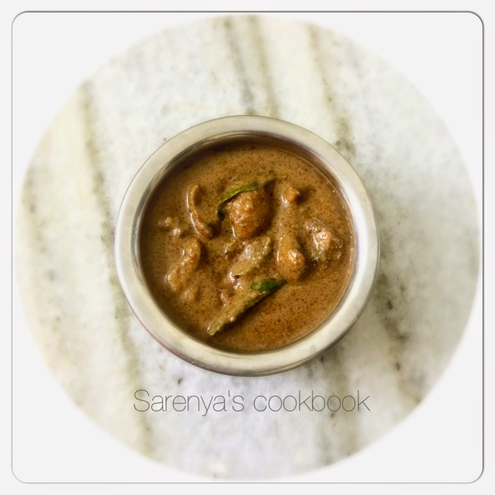 Sarenya's Cookbook CHETTINAD MUSHROOM GRAVY