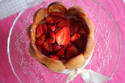 Receta charlota de fresas