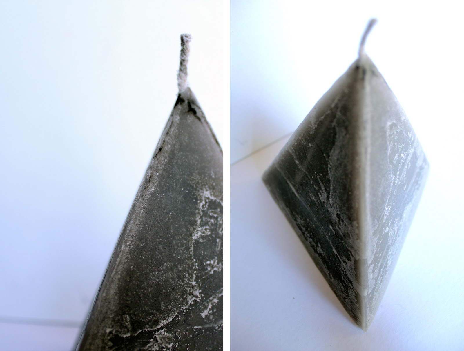 DIY pyramid candle * minimal crafts