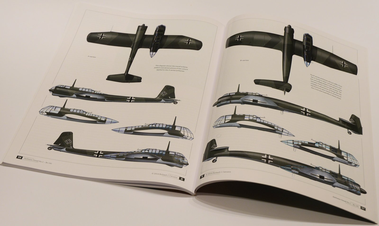 The Modelling News In Review Airframe Detail No 1 The Blohm Voss Bv 141 By Richard A Franks Valiant Wings Publishing