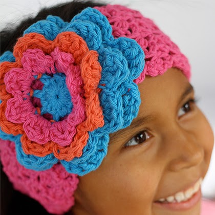 Crochet Flower Headband - Free Pattern