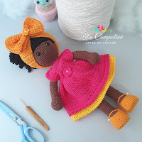 Boneca JUJU Amigurumi