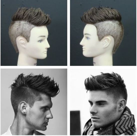spiky hairstyle for men tutorial photo