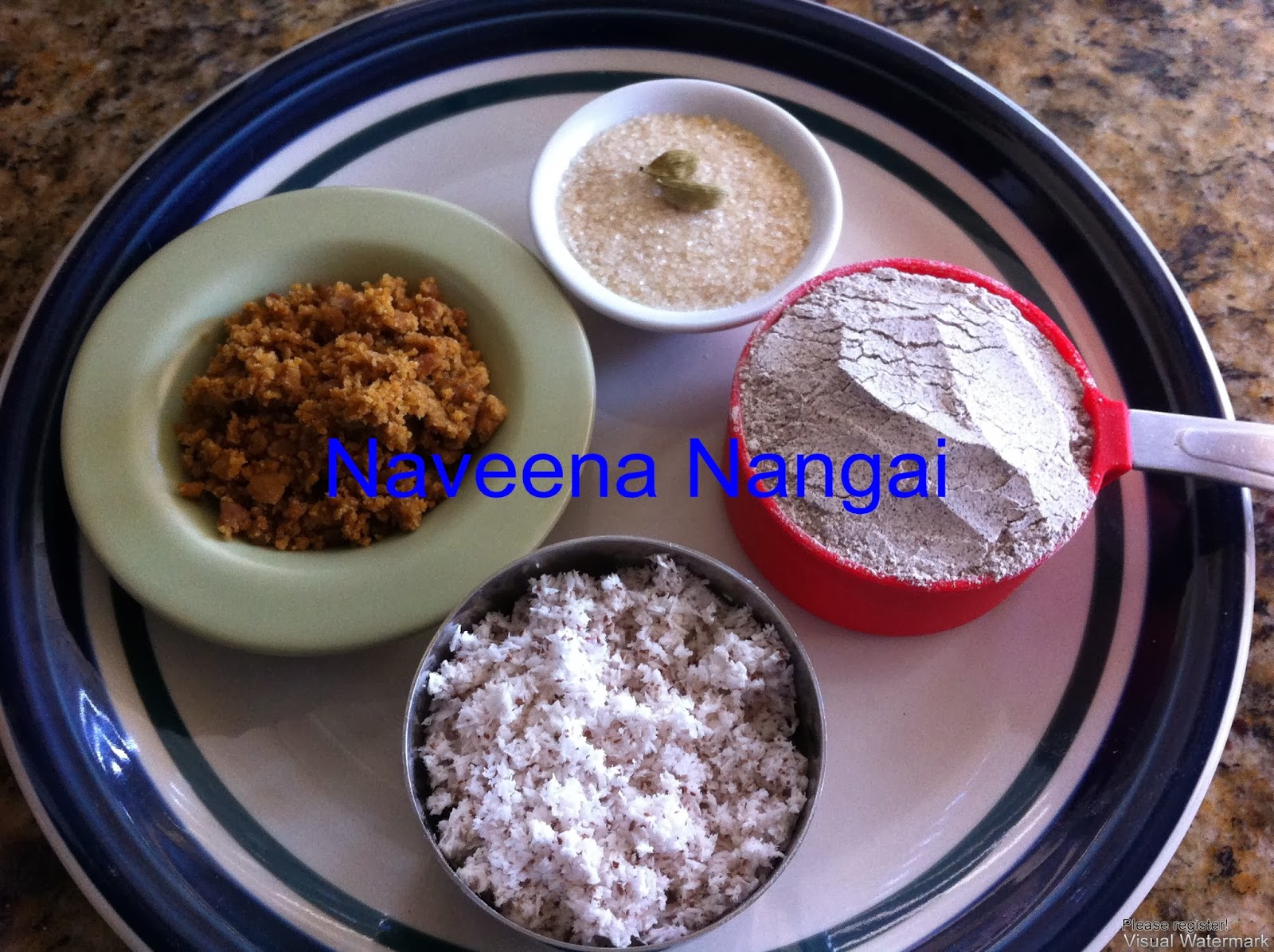 Naveena Nangai Healthy Eating Blog Ragi and Rice Flour Puttu