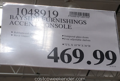 Deal for the Bayside Furnishings Accent Console at Costco