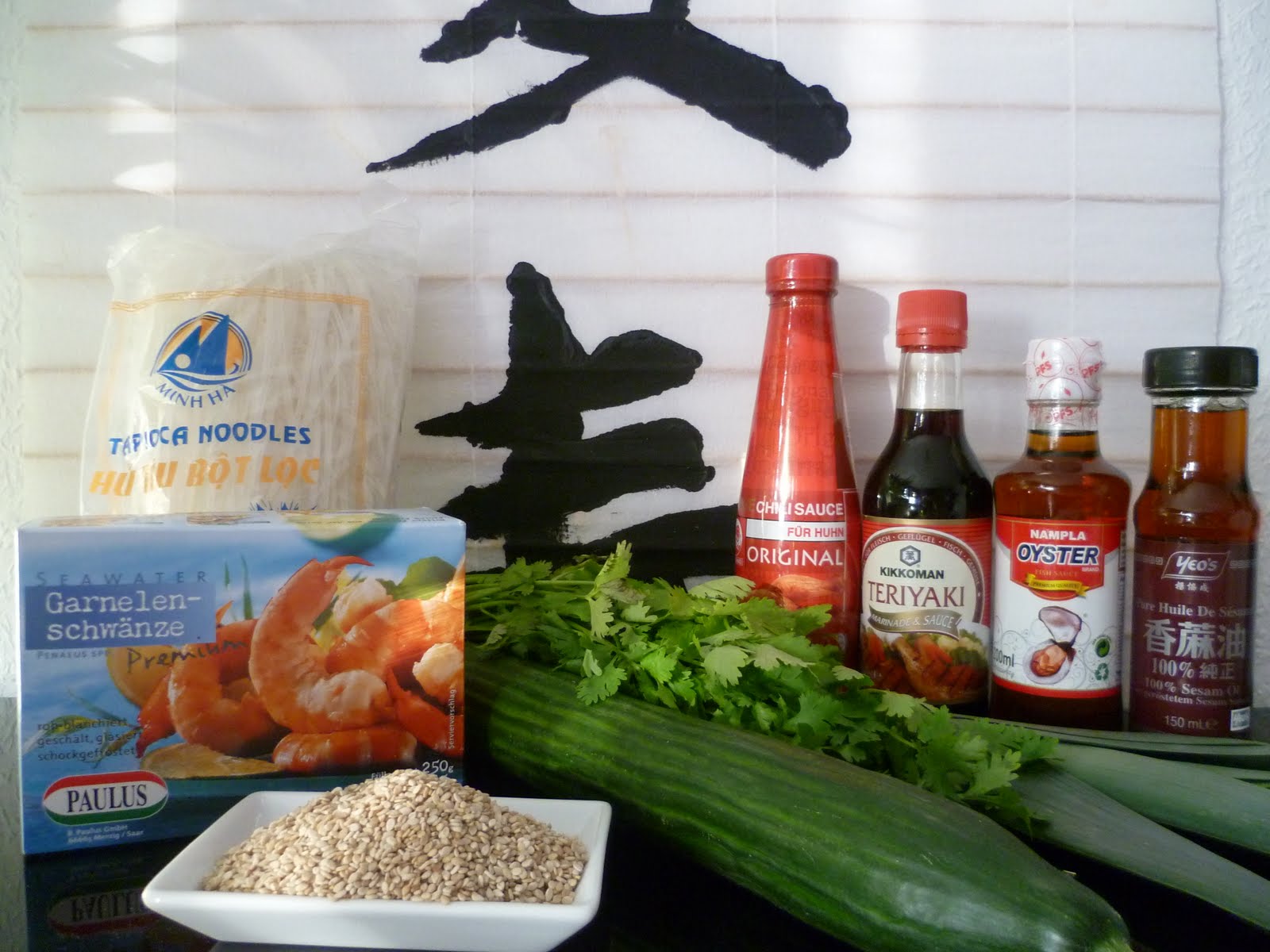 Thailändischer Reisnudelsalat mit Garnelen - Nicest Things