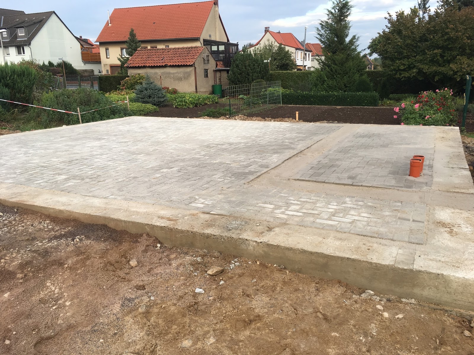 Sarah und Heiko´s Baublog: Garagenfundament Teil 3