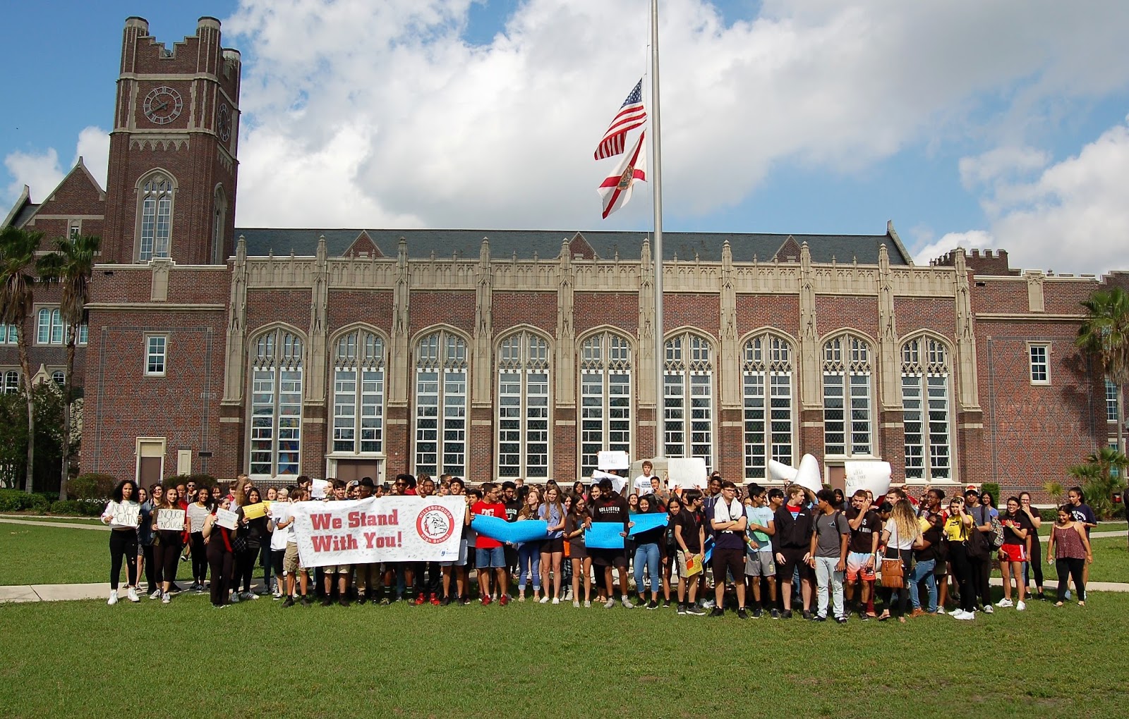 The Ybor City Stogie National Student Walkout Hillsborough High School