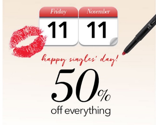 ELF Cosmetics 50% Off Everything Promo Code ELF Cosmetics 50% Off Everything Promo Code