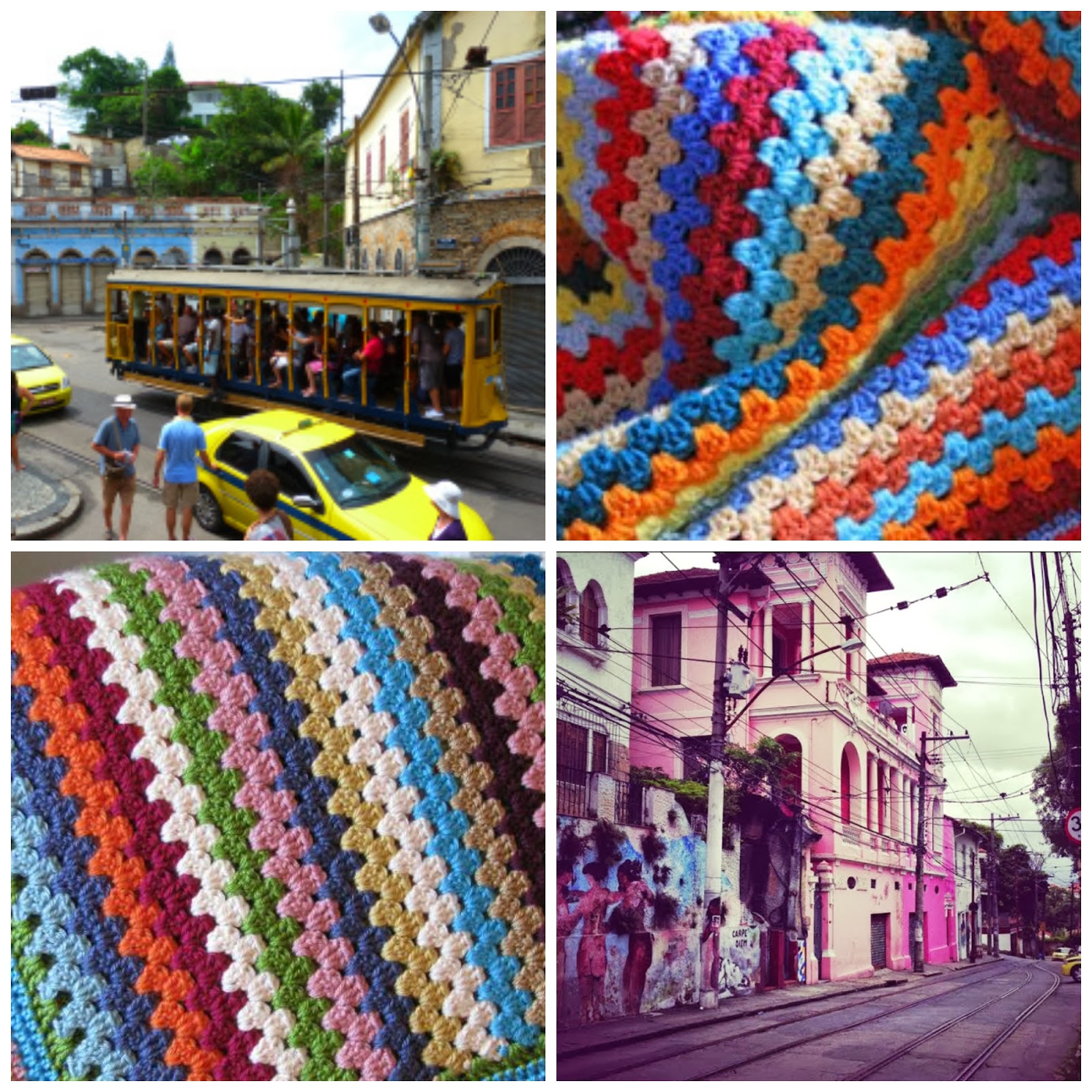 Second Hand Susie Granny Stripe Crochet Blanket, Inspiration.