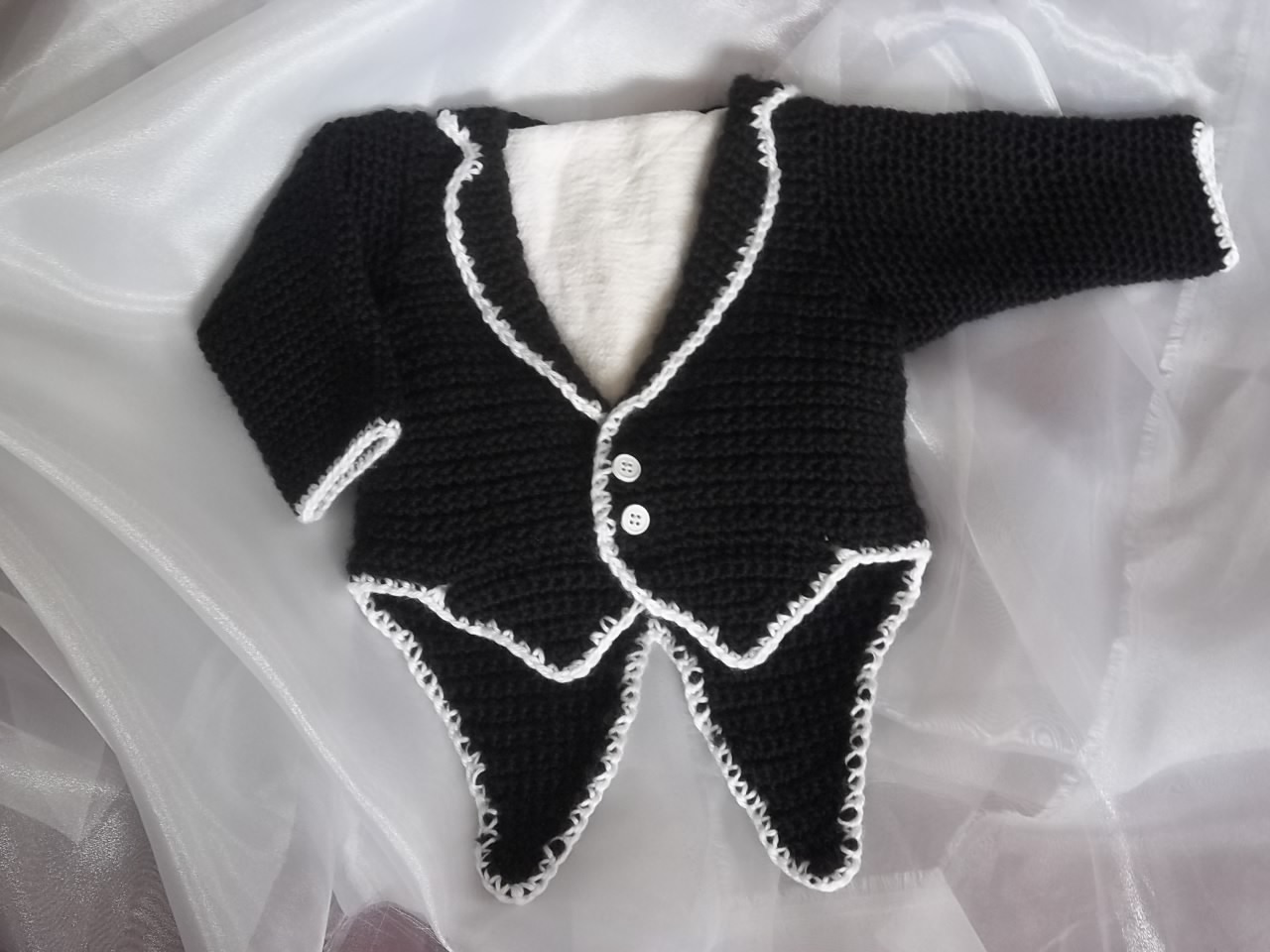 Crafting Friends Designs Baby Tuxedo Crochet Pattern