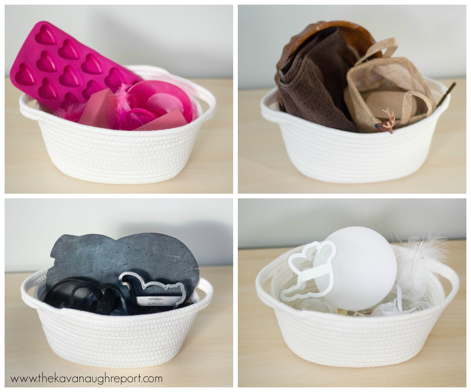 Color Themed Treasure Baskets for Toddlers