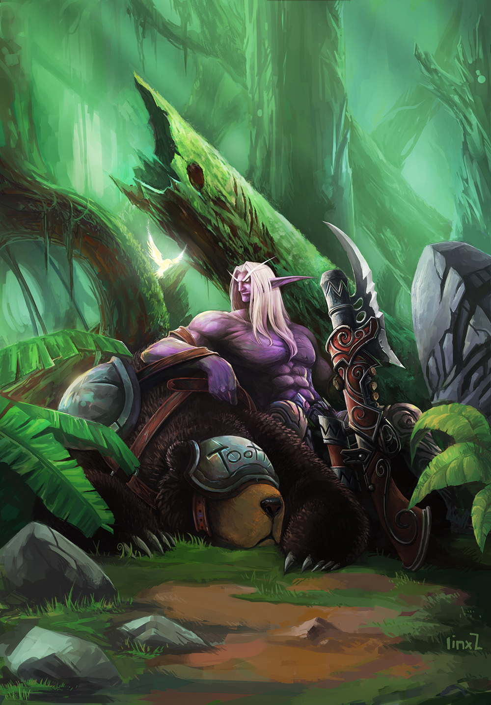 варкрафт хант. варкрафт орк охотник. охотник варкрафт арт. вов хантер. ночной эльф охотник вов.