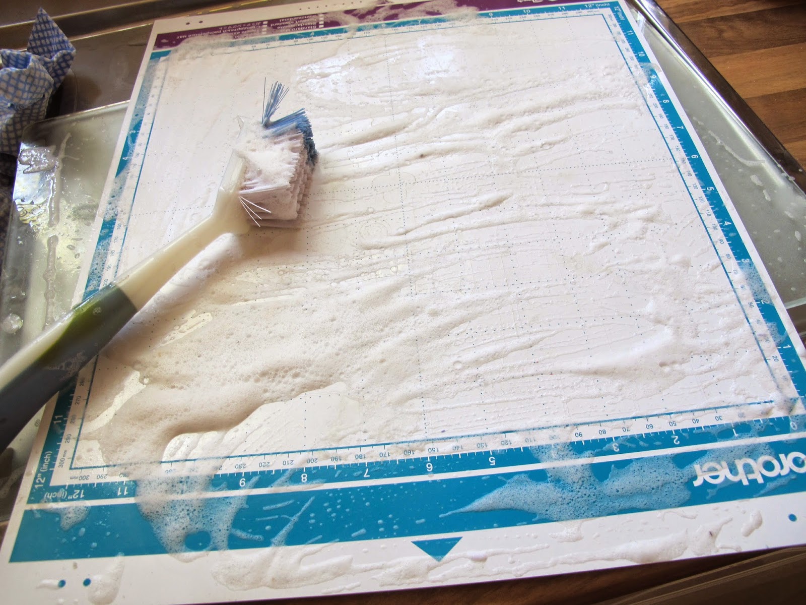 Going Buggy How to restick your mats and a giveaway