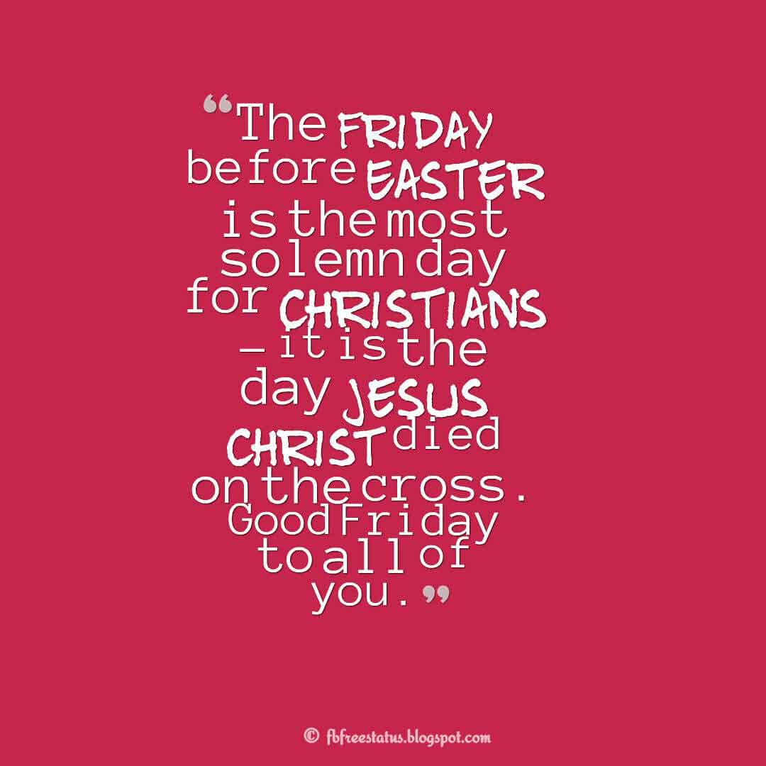 Good Friday Quotes Sayings with Images