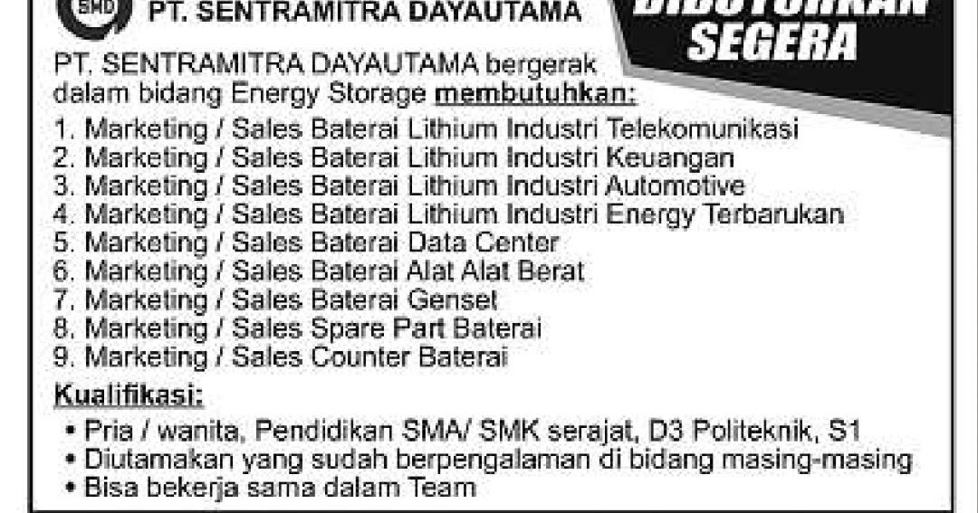 Lowongan Kerja Kompas Hari Sabtu - Lowongan Kerja Koran Kompas Edisi