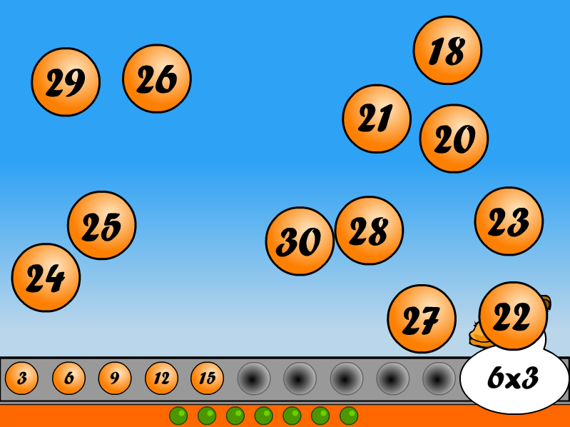 TABLA DE MULTIPLICAR Juego divertido para practicar las tablas del 3,4