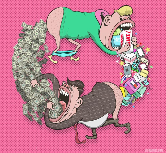 The Sad Truth About Today’s World Illustrated By Steve Cutts