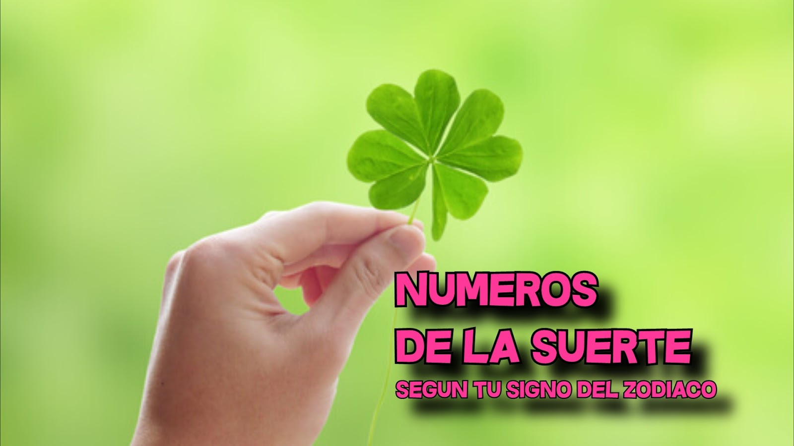 Numeros de la Suerte segun tu signo del zodiaco