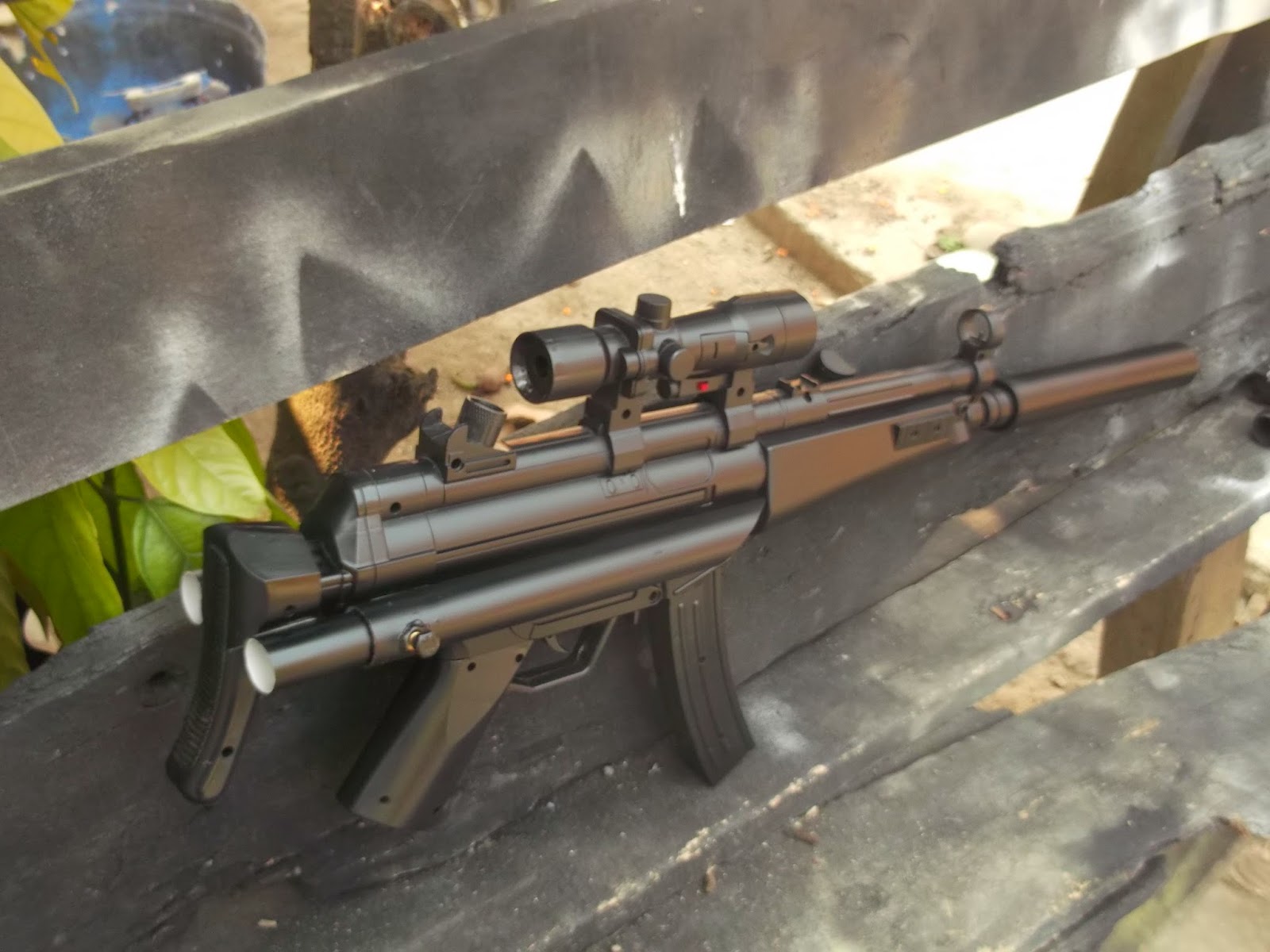 JUAL AIRSOFT GUN SPRING MP5 POPOR TARIK toko online airsoftgun