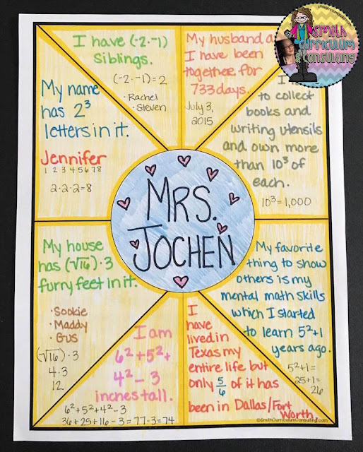 This all about me activity comes from a long list of back to school tips for teachers. In addition to high school classroom decor, you can also find classroom management tips, interactive notebook tips, and first day of school activities!