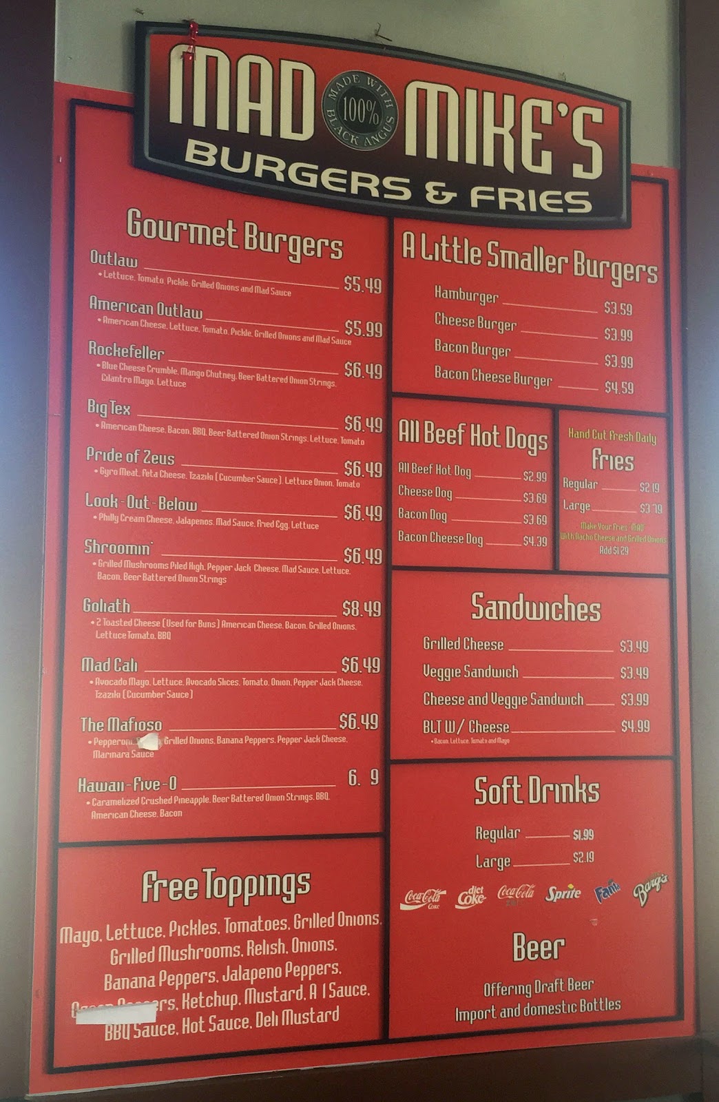 Restaurant Review Mad Mike's Burgers & Fries, Newport KY The Food Hussy!