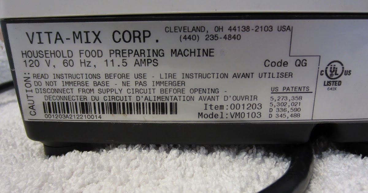 26 Vitamix 5000 Parts Diagram - Wiring Database 2020