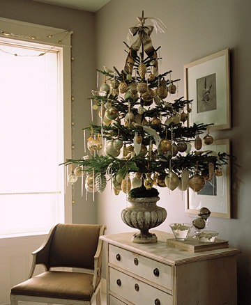 The Domestic Curator: Mini Christmas Trees, An Extra Touch