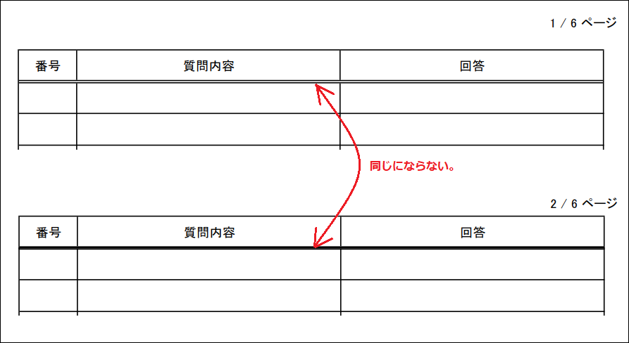 エクセル 罫線印刷されない