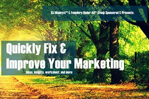 Quickly fix & improve your marketing - eBook