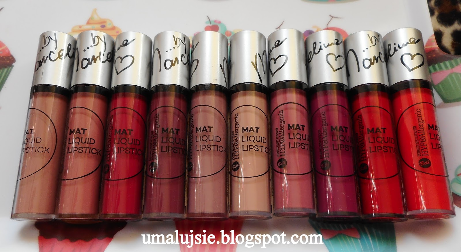 Bell HYPOAllergenic matowe pomadki w płynie by Marcelina Wszystkie