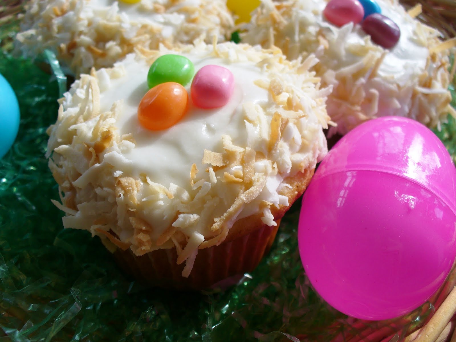 Leenee's Sweetest Delights: Easter Coconut Cupcakes