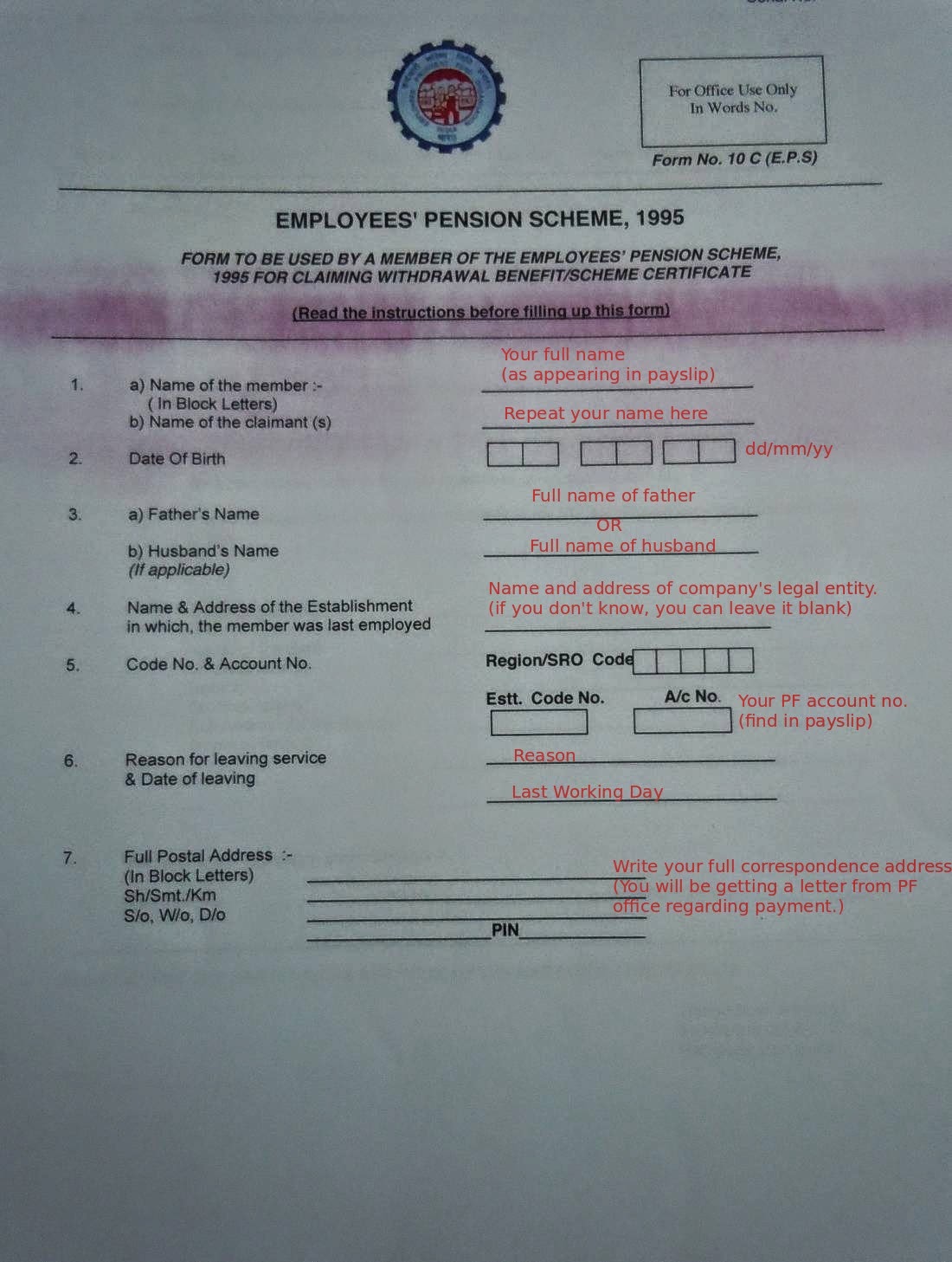 pf-withdrawal-form-filled-sample-scribd-india