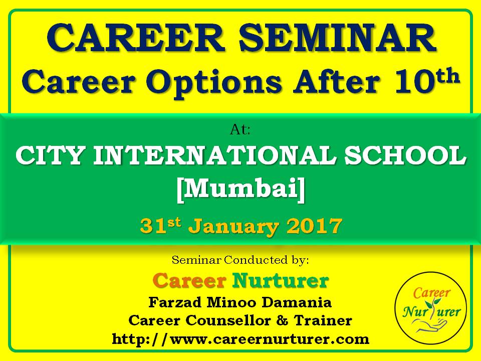 Career Options after 10th (Seminar at City International