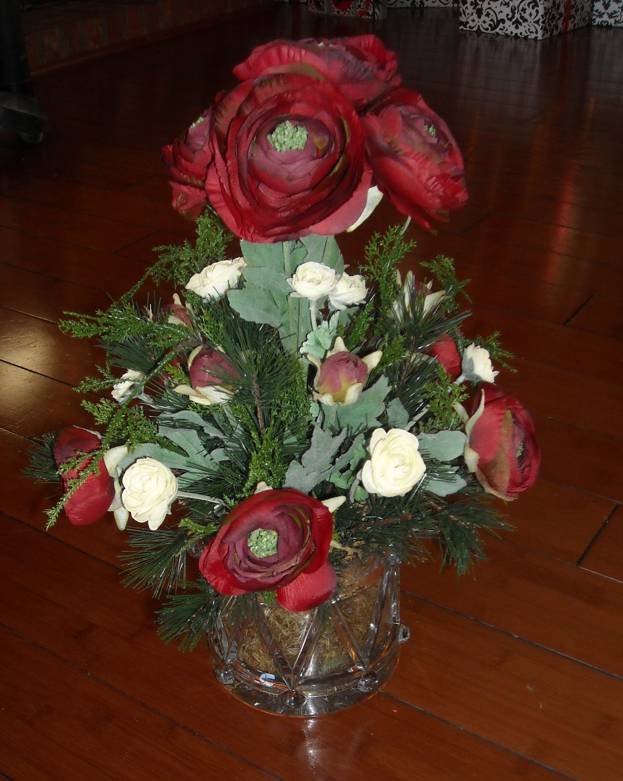 Becky's Blossoms Christmas Silk Arrangement