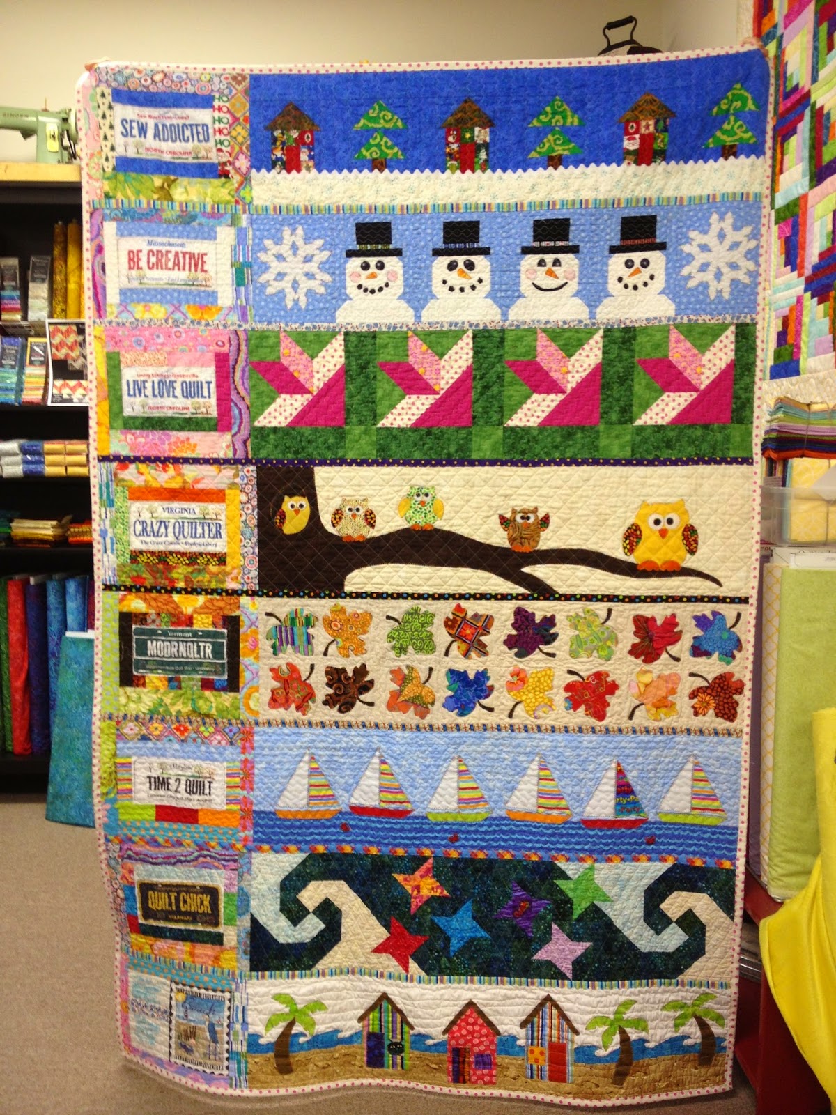 Susan's Quilt Creations August 2014