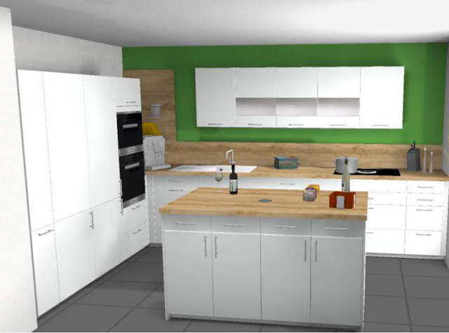 Sprung ins Grüne :): Unsere Traum-Küche :)