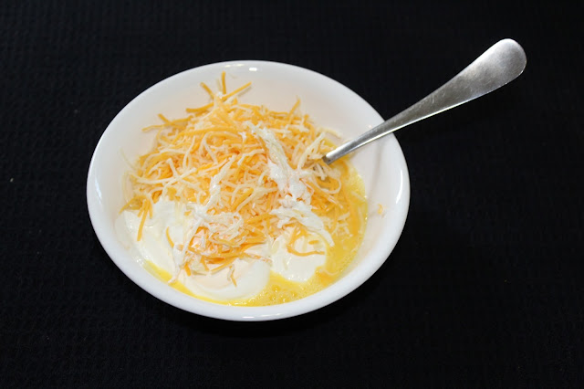 cheese and sour cream