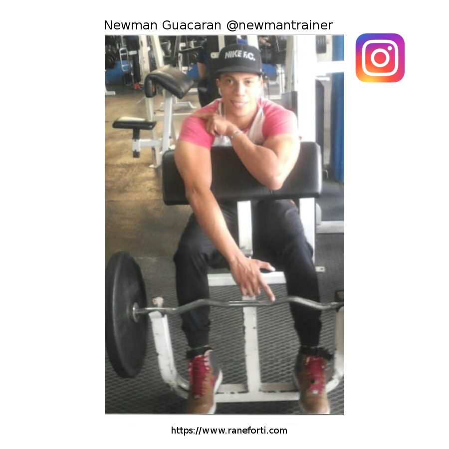 Newman Guacaran, profesional en el ámbito del entrenamiento deportivo con especialización en nutrición y dietética. | Rane Forti