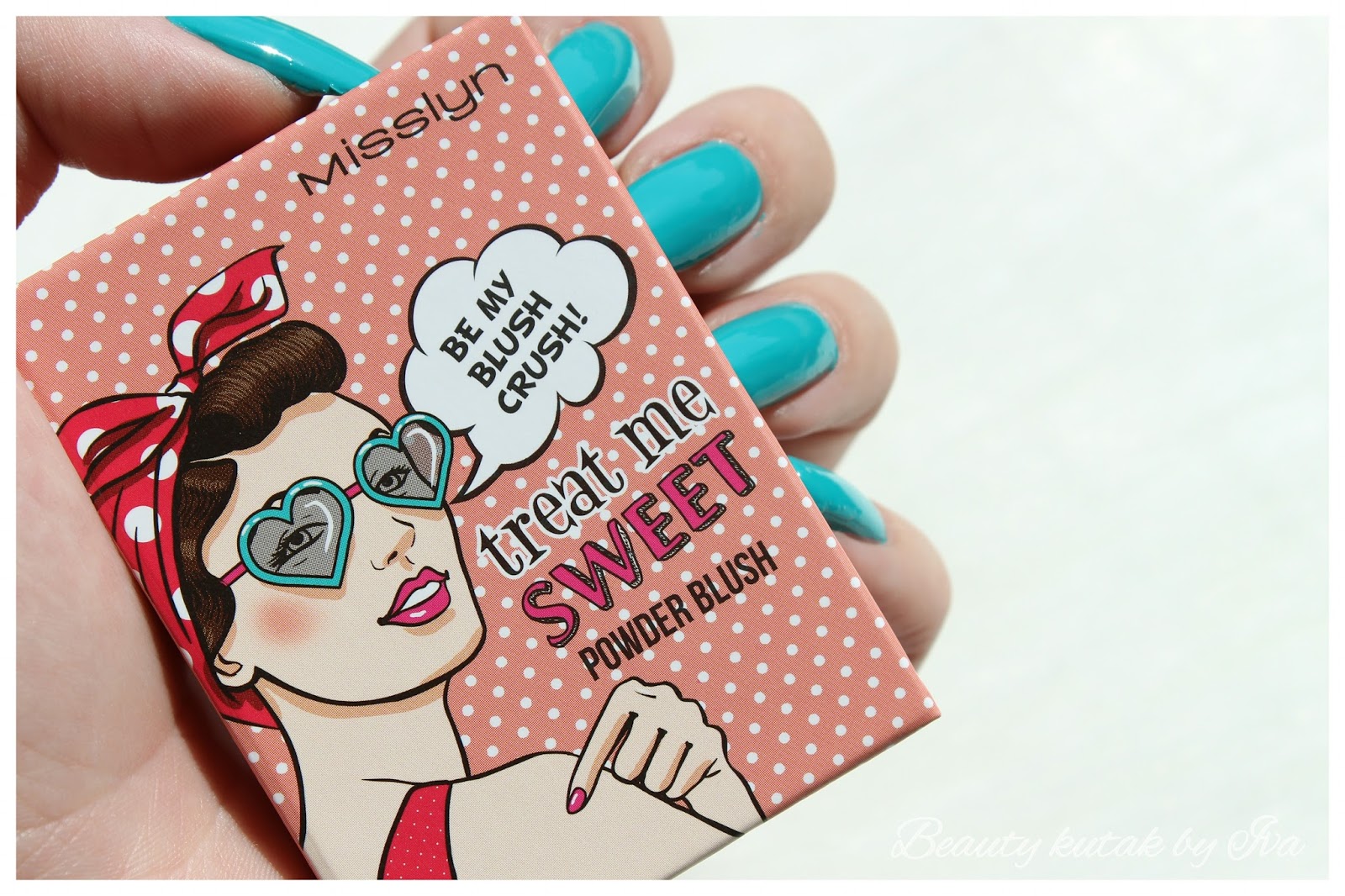 Beauty kutak by Iva RECENZIJA Misslyn Treat Me Sweet Powder Blush