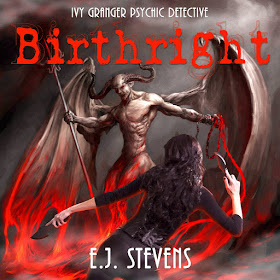 Birthright (Ivy Granger, Psychic Detective #4) by E.J. Stevens, narrated by Melanie Mason and Anthony Bowling.