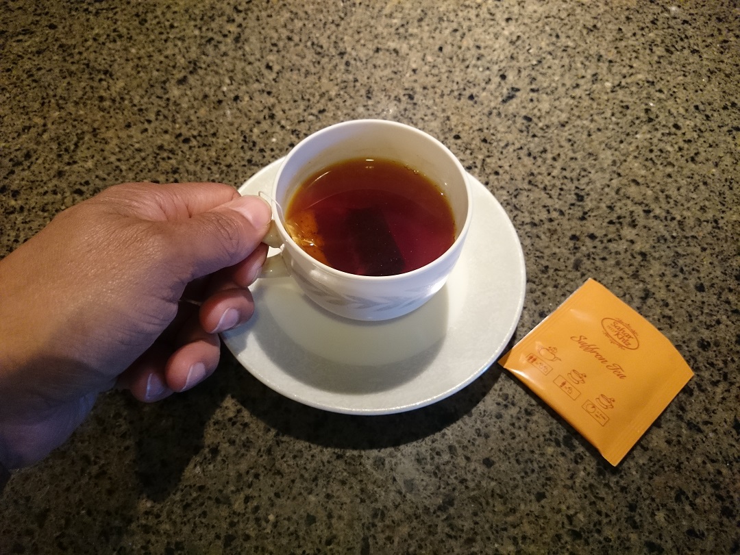 John Koshy: Love the subtle flavour of this Iranian Saffron tea