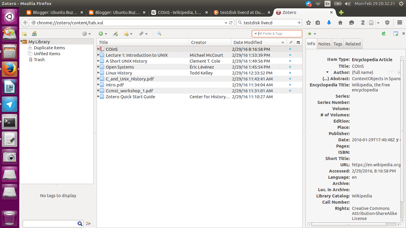 Be Familiar with Zotero User Interface