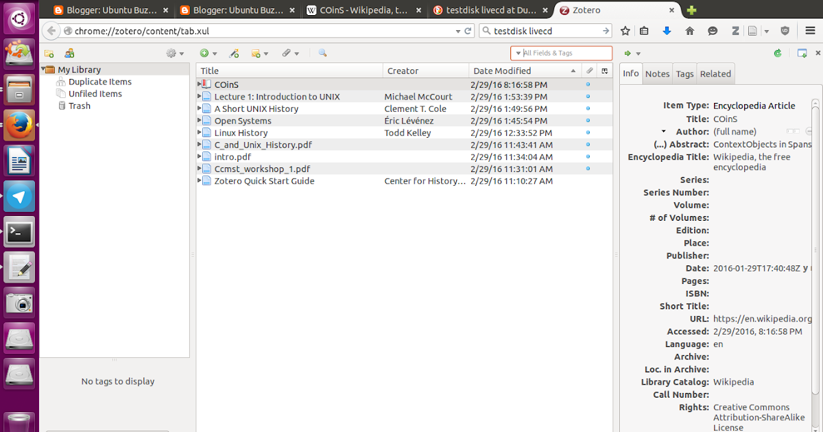 Be Familiar with Zotero User Interface