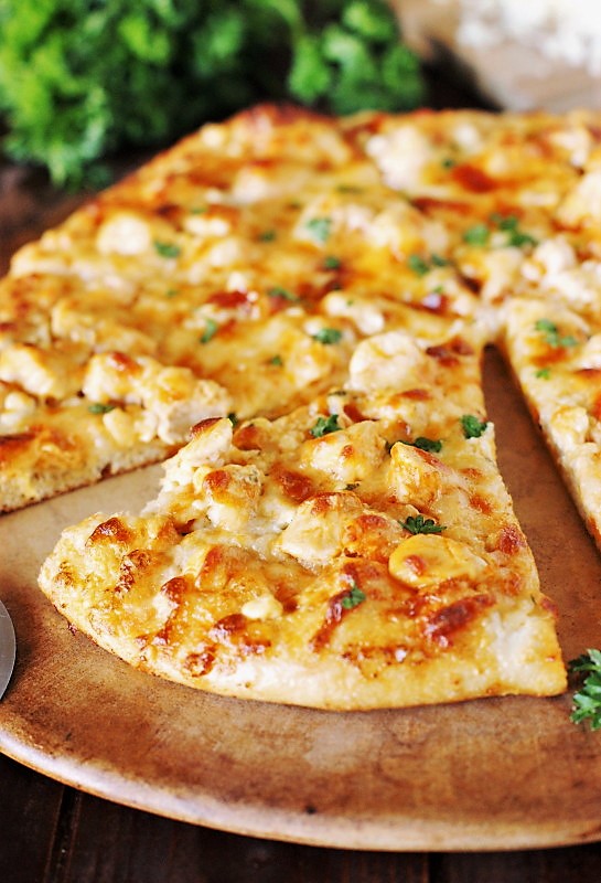 Buffalo Chicken Pizza neater than eating wings! The Kitchen is My Playground